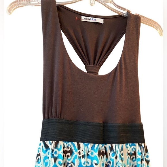 BAILEY blue Summer Sleeveless Dress Size Medium - Picture 3 of 8